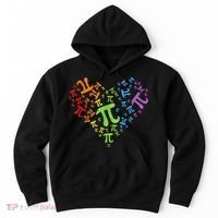 Heart Pi Day Funny Graphic Math Teacher Hoodie thumb 0