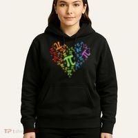 Heart Pi Day Funny Graphic Math Teacher Hoodie thumb 5