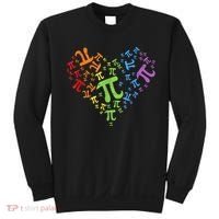 Heart Pi Day Funny Graphic Math Teacher Sweatshirt thumb 0
