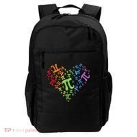Heart Pi Day Funny Graphic Math Teacher Backpack thumb 0