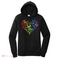 Heart Pi Day Funny Graphic Math Teacher Women's Hoodie thumb 0