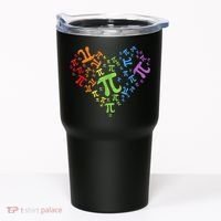 Heart Pi Day Funny Graphic Math Teacher Tumbler thumb 0