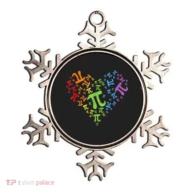 Heart Pi Day Funny Graphic Math Teacher Ornament