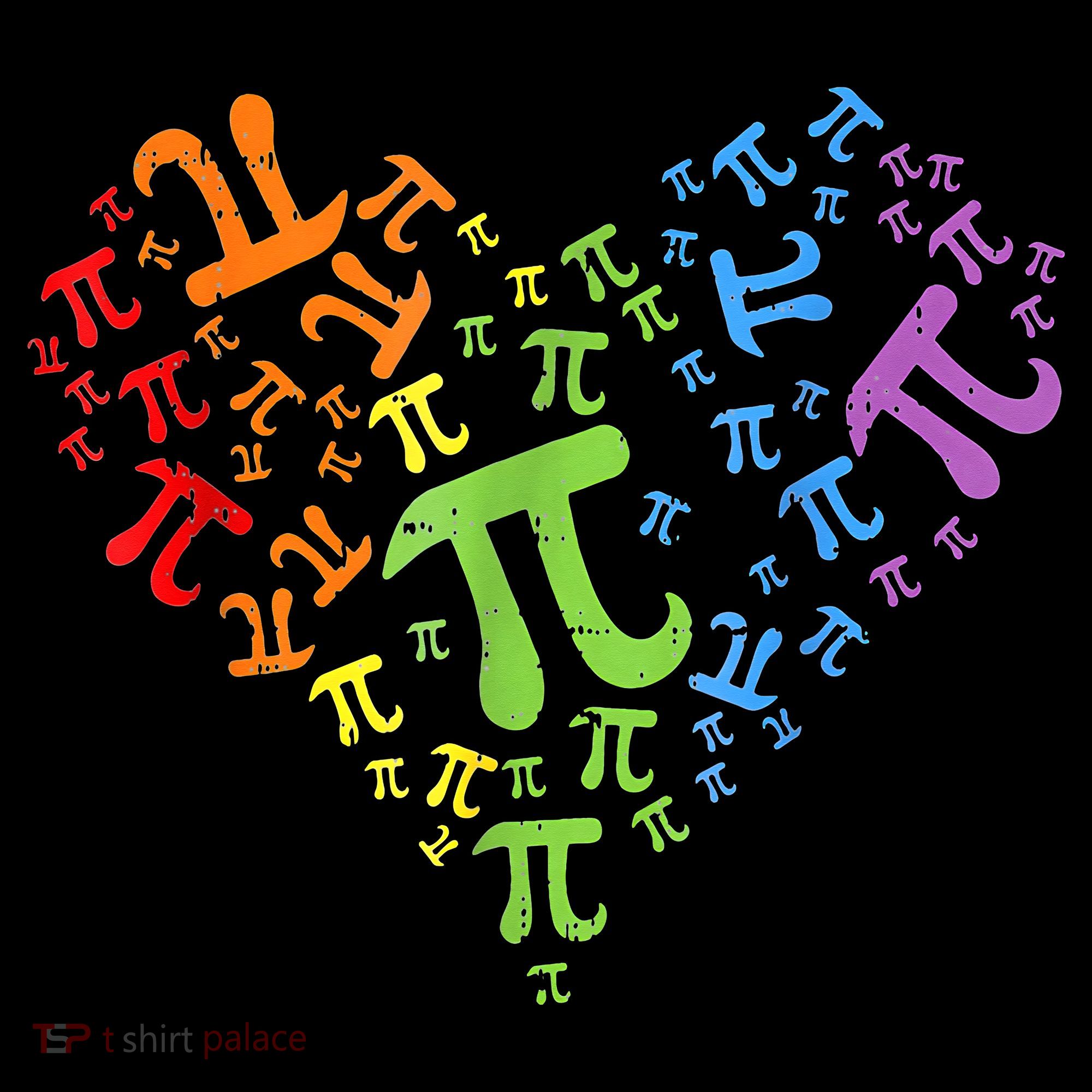 Heart Pi Day Funny Graphic Math Teacher Ornament