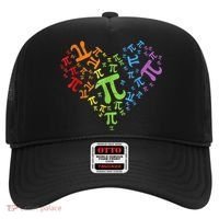Heart Pi Day Funny Graphic Math Teacher Hat thumb 0