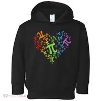 Heart Pi Day Funny Graphic Math Teacher Toddler Hoodie thumb 0