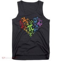 Heart Pi Day Funny Graphic Math Teacher Tank Top thumb 0