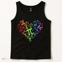 Heart Pi Day Funny Graphic Math Teacher Tank Top thumb 2