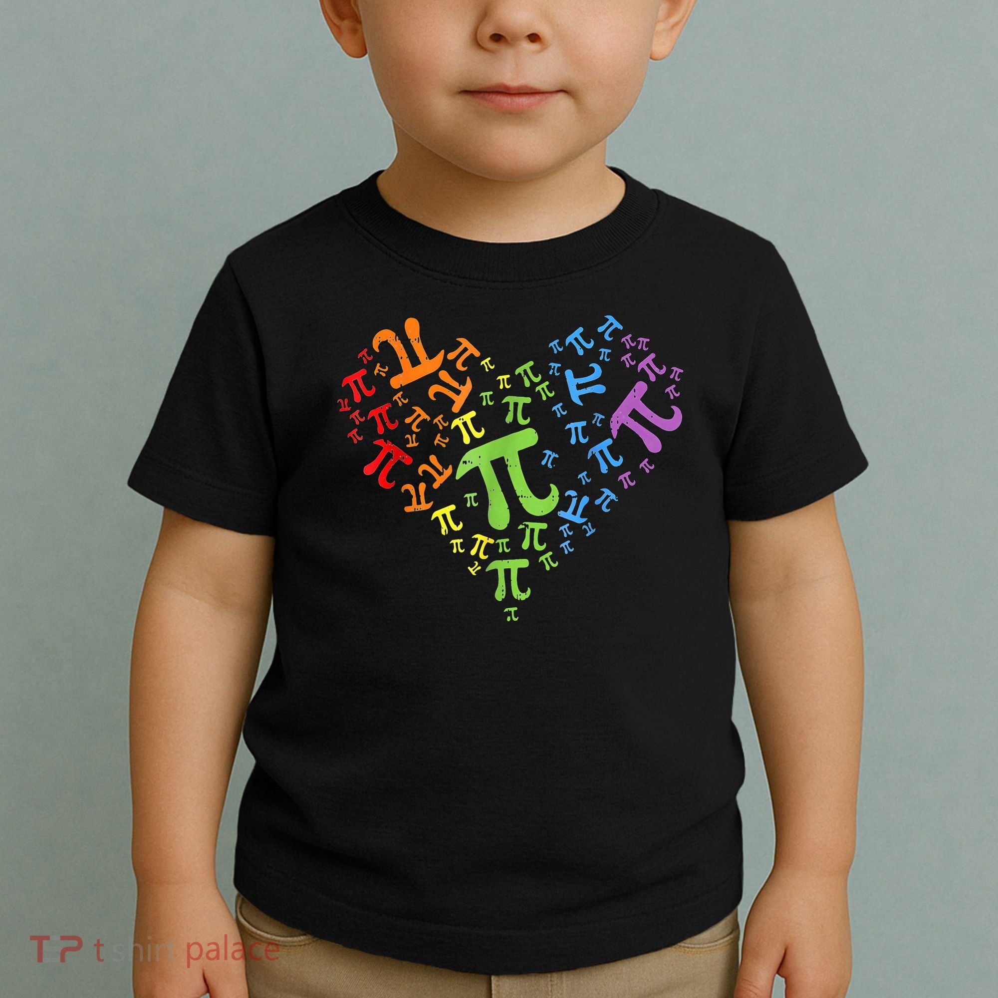 Heart Pi Day Funny Graphic Math Teacher Toddler T-Shirt