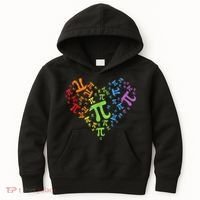 Heart Pi Day Funny Graphic Math Teacher Kids Hoodie thumb 0