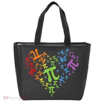 Heart Pi Day Funny Graphic Math Teacher Tote Bag