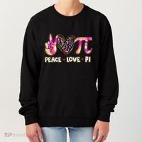 Happy Pi Day Mathematic Math Teacher Peace Love Pi Day Gift Women's Sweatshirt thumb 0