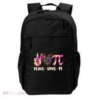 Happy Pi Day Mathematic Math Teacher Peace Love Pi Day Gift Backpack thumb 0