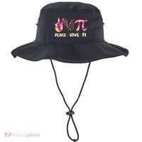 Happy Pi Day Mathematic Math Teacher Peace Love Pi Day Gift Bucket Hat thumb 0