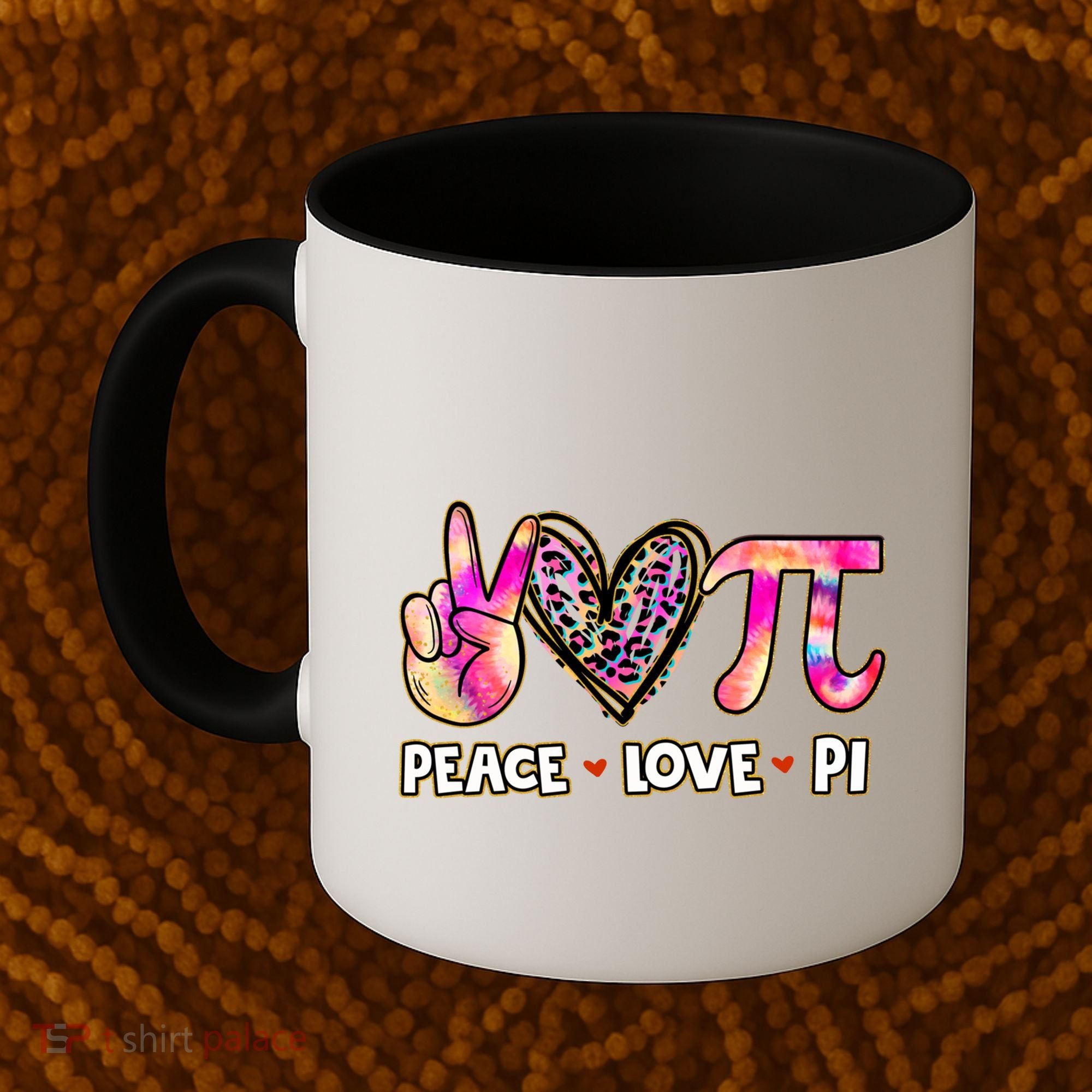 Happy Pi Day Mathematic Math Teacher Peace Love Pi Day Gift Coffee Mug