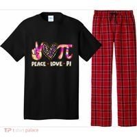 Happy Pi Day Mathematic Math Teacher Peace Love Pi Day Gift Pajama Set thumb 0