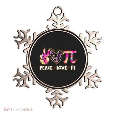 Happy Pi Day Mathematic Math Teacher Peace Love Pi Day Gift Ornament
