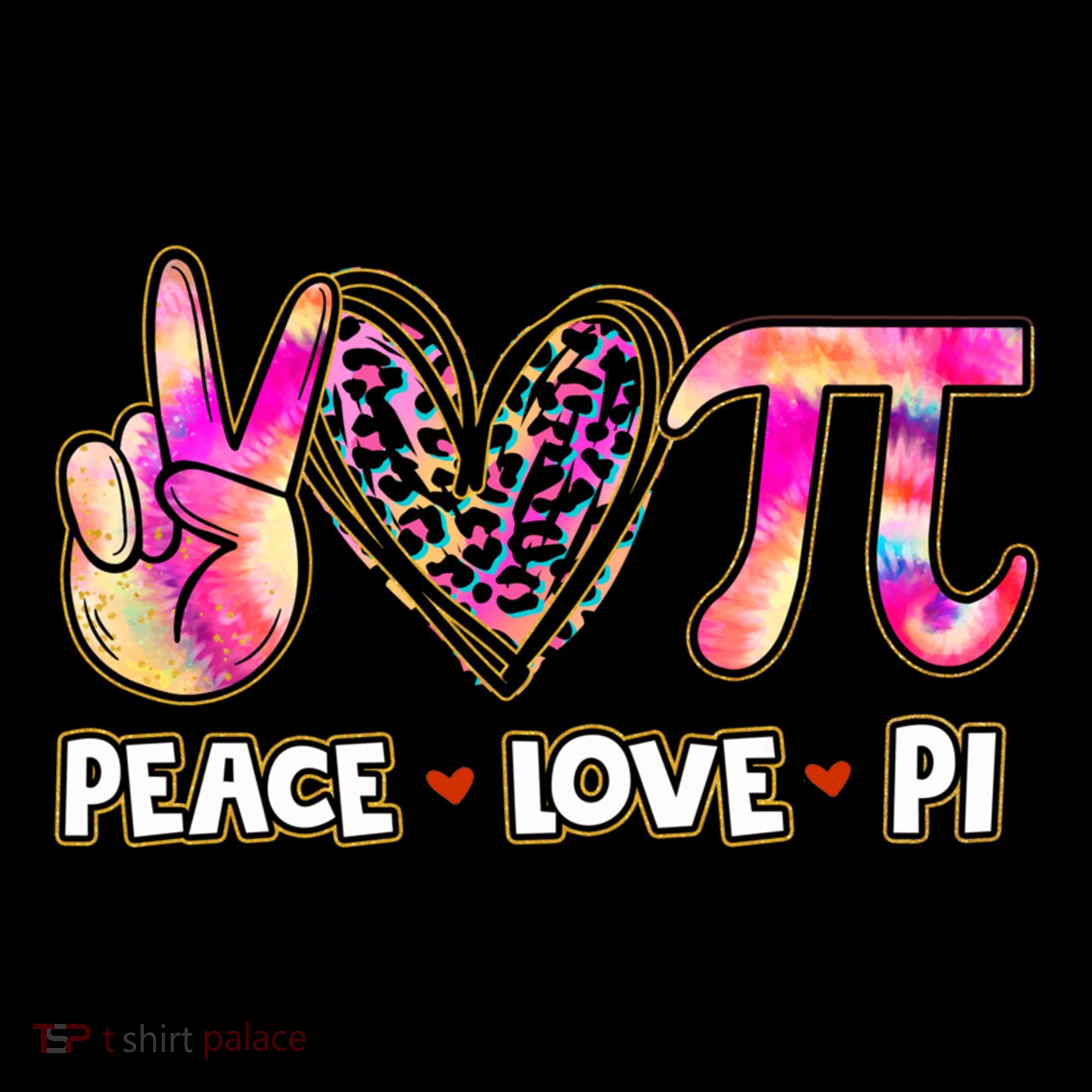 Happy Pi Day Mathematic Math Teacher Peace Love Pi Day Gift Ornament