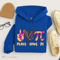Happy Pi Day Mathematic Math Teacher Peace Love Pi Day Gift Hoodie thumb 4