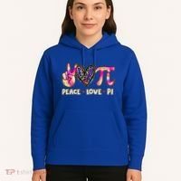 Happy Pi Day Mathematic Math Teacher Peace Love Pi Day Gift Hoodie thumb 5