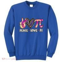 Happy Pi Day Mathematic Math Teacher Peace Love Pi Day Gift Sweatshirt thumb 0