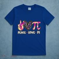 Happy Pi Day Mathematic Math Teacher Peace Love Pi Day Gift T-Shirt thumb 5