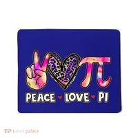 Happy Pi Day Mathematic Math Teacher Peace Love Pi Day Gift Mousepad thumb 0