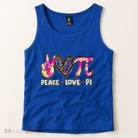 Happy Pi Day Mathematic Math Teacher Peace Love Pi Day Gift Tank Top thumb 2