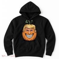 Halloween Pumpkin Donald Trump Funny Hoodie thumb 0