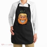Halloween Pumpkin Donald Trump Funny Apron thumb 2