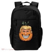 Halloween Pumpkin Donald Trump Funny Backpack thumb 0