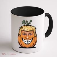 Halloween Pumpkin Donald Trump Funny Coffee Mug thumb 1
