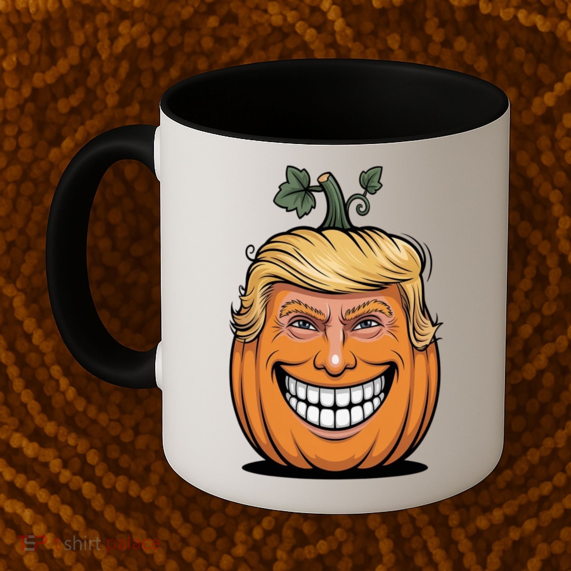 Halloween Pumpkin Donald Trump Funny Coffee Mug