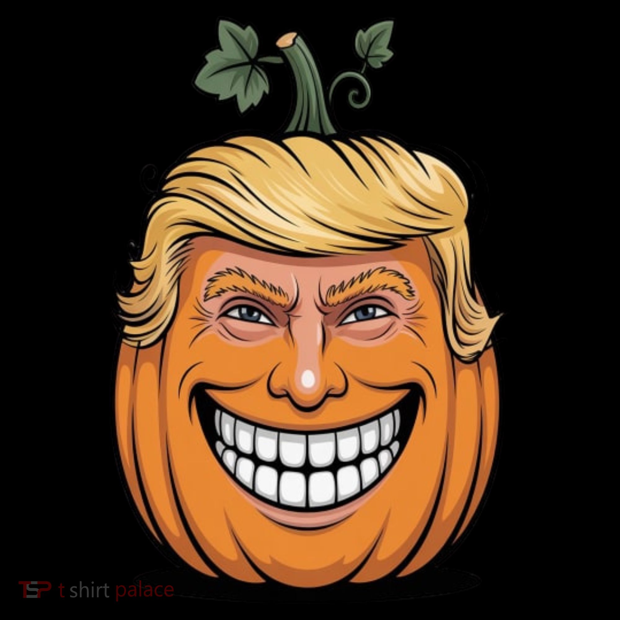 Halloween Pumpkin Donald Trump Funny Women's Hoodie