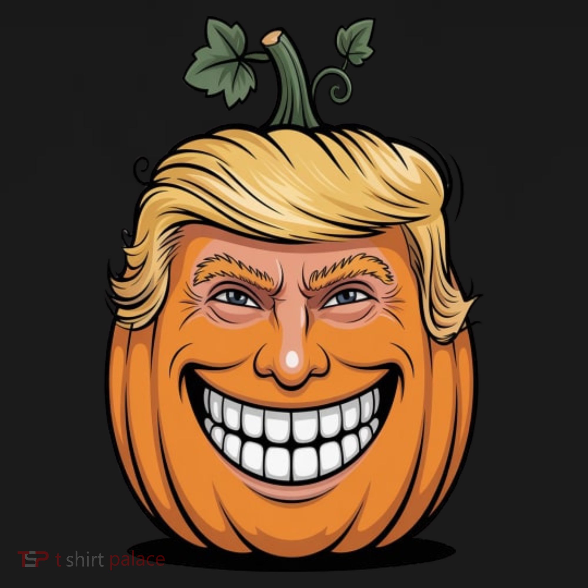 Halloween Pumpkin Donald Trump Funny Ornament