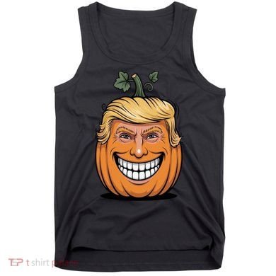 Halloween Pumpkin Donald Trump Funny Tank Top