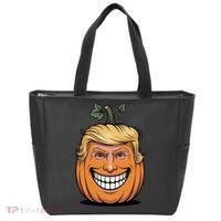 Halloween Pumpkin Donald Trump Funny Tote Bag thumb 0