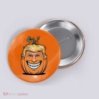 Halloween Pumpkin Donald Trump Funny Button thumb 0