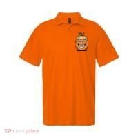 Halloween Pumpkin Donald Trump Funny Polo thumb 0