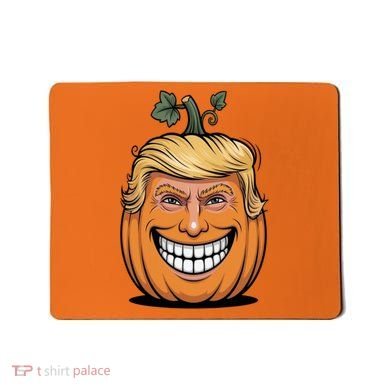 Halloween Pumpkin Donald Trump Funny Mousepad