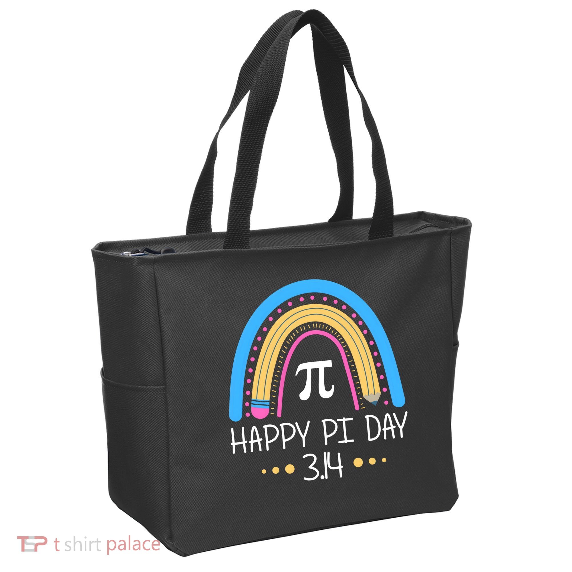 Happy Pi Day Pencil Rainbow March 14th Tote Bag