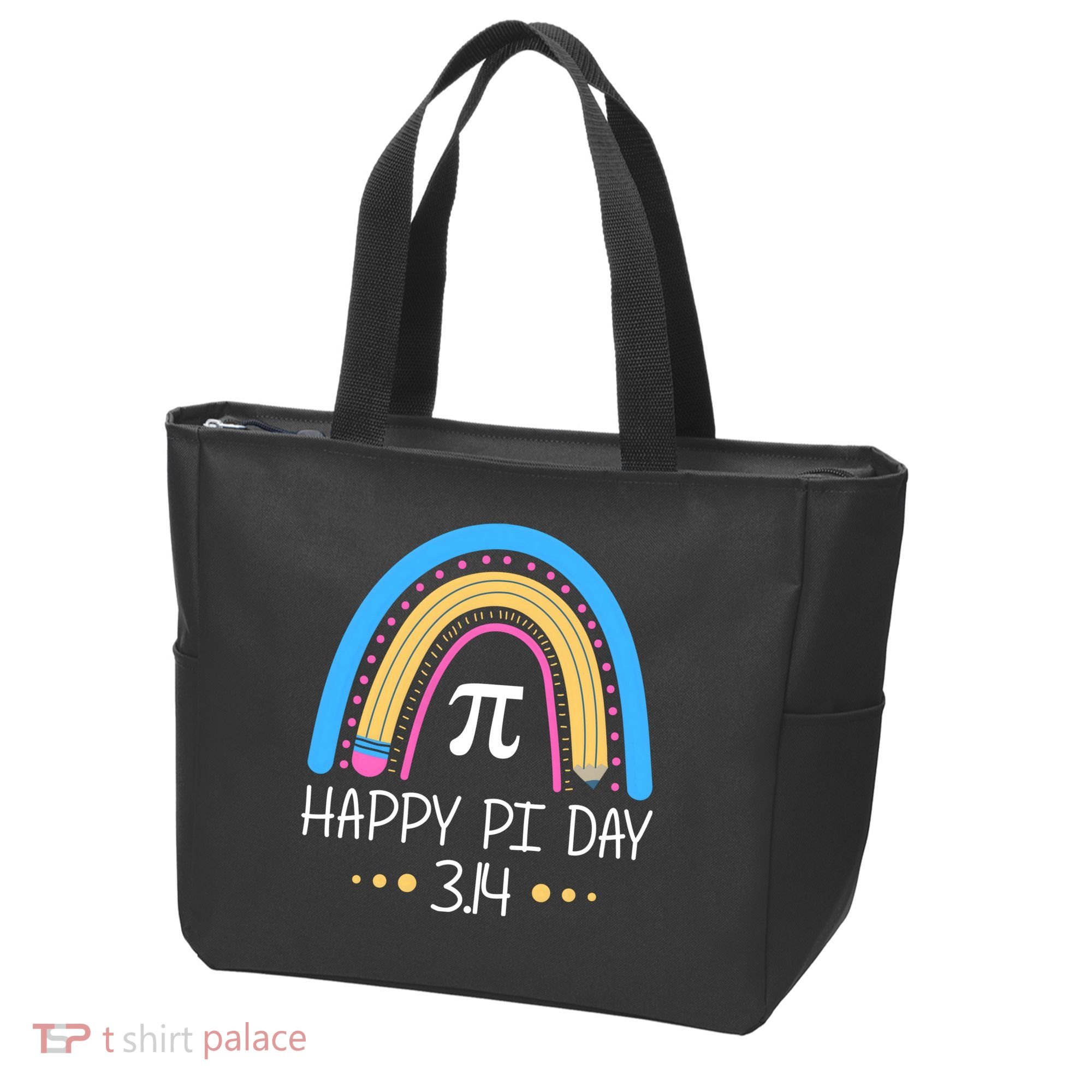 Happy Pi Day Pencil Rainbow March 14th Tote Bag