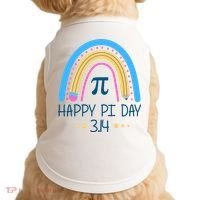 Happy Pi Day Pencil Rainbow March 14th Doggie Tank thumb 0