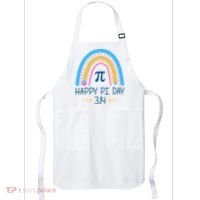 Happy Pi Day Pencil Rainbow March 14th Apron thumb 0