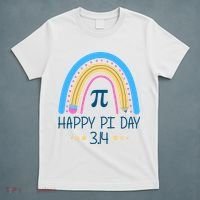 Happy Pi Day Pencil Rainbow March 14th T-Shirt thumb 5