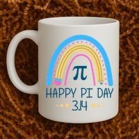 Happy Pi Day Pencil Rainbow March 14th Coffee Mug thumb 2