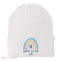 Happy Pi Day Pencil Rainbow March 14th Beanie thumb 0