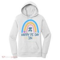 Happy Pi Day Pencil Rainbow March 14th Women's Hoodie thumb 0