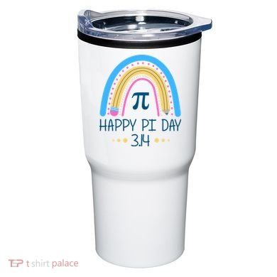 Happy Pi Day Pencil Rainbow March 14th Tumbler