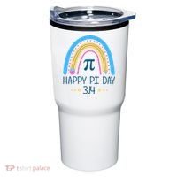 Happy Pi Day Pencil Rainbow March 14th Tumbler thumb 0